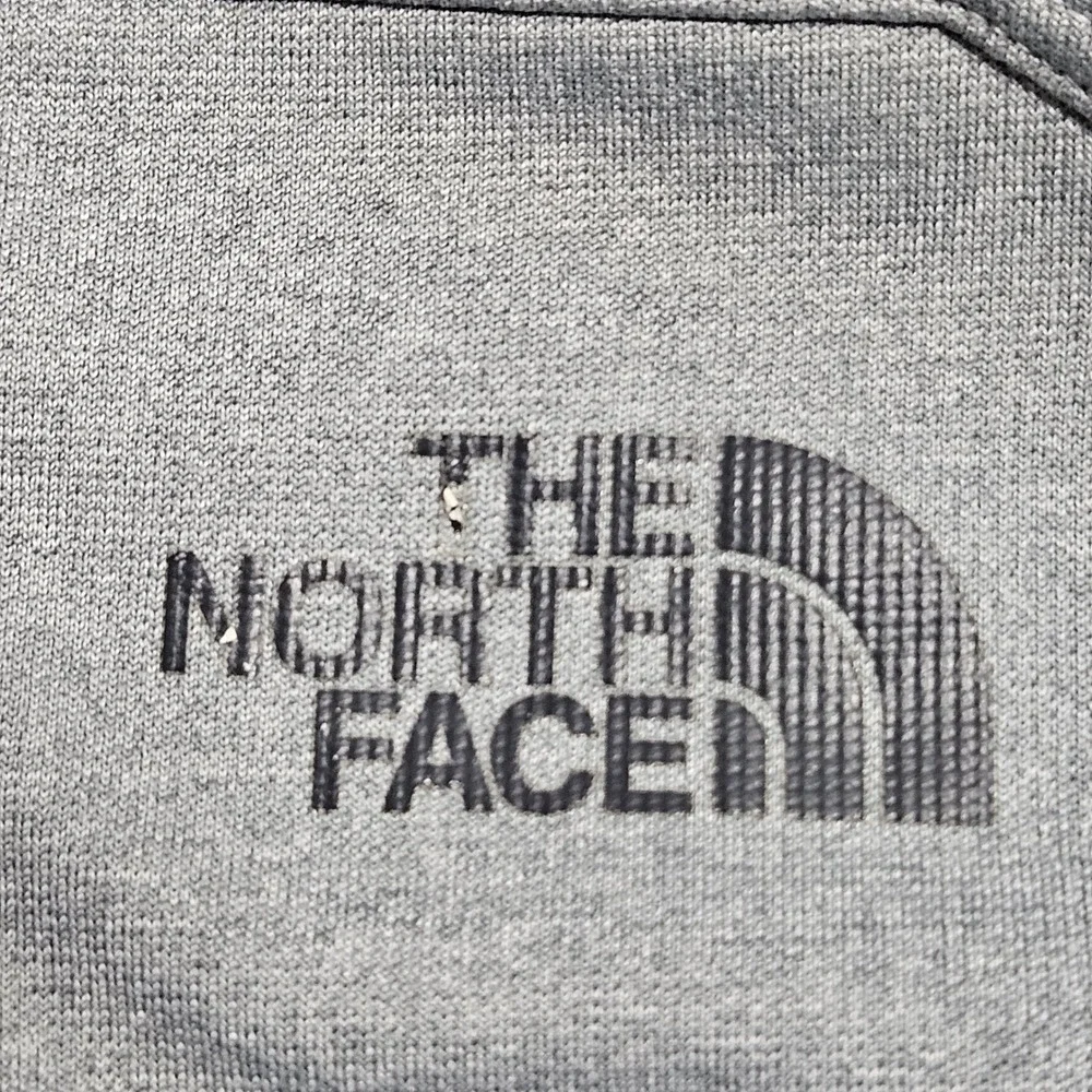 The North Face Quarter Zip Pullover Mens Medium Grey 1/4 Zip Activewear T164 *